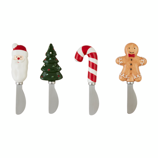 CHRISTMAS CERAMIC SPREADERS