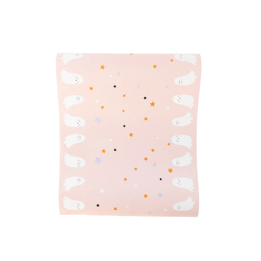 PASTEL SWEET GHOST TRICK OR TREAT TABLE RUNNER