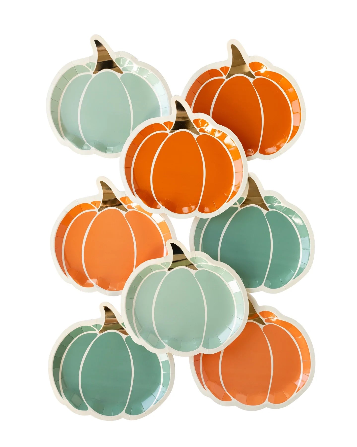 COLORFUL PUMPKIN DINNER PLATES