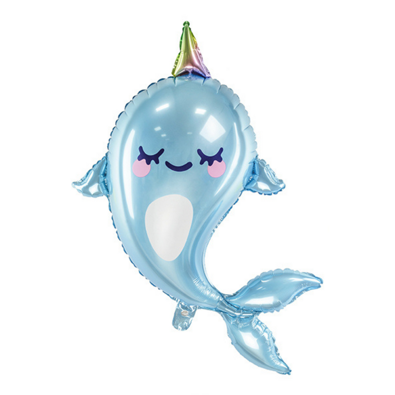 Narwhal  Foil Balloon