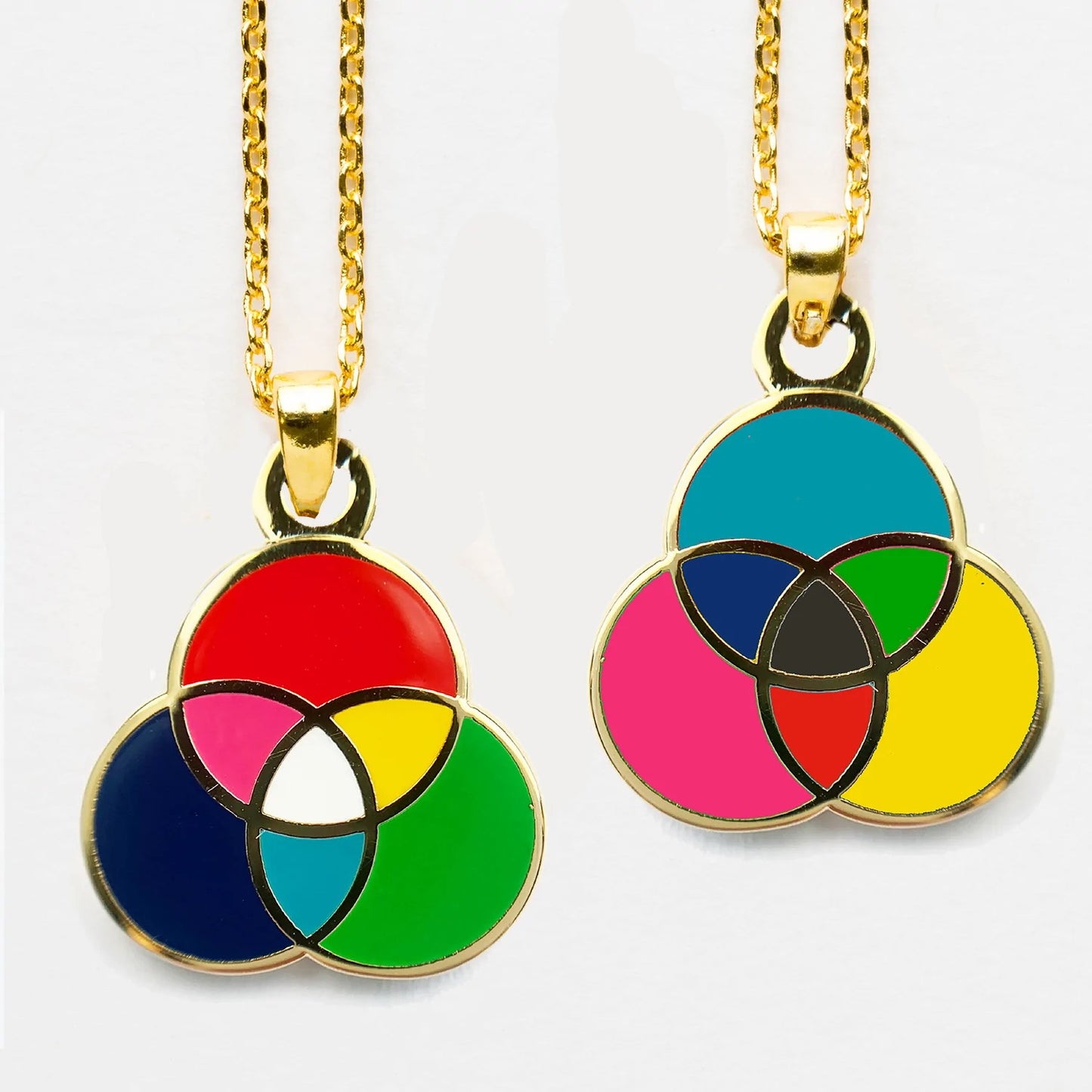 RGB CMYK Color Wheel - Double Sided Pendant