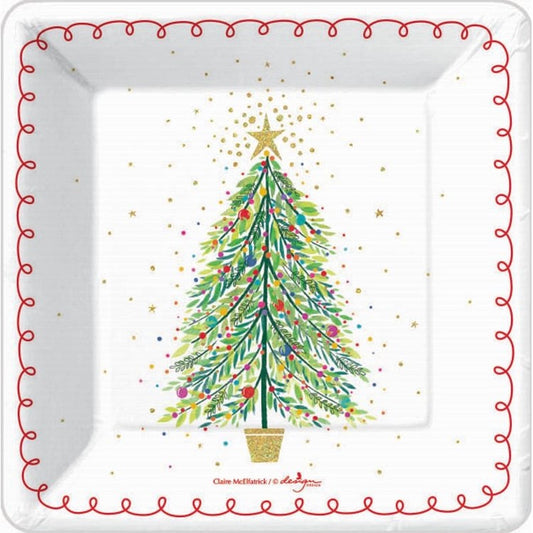 Christmas Magic Tree Dessert Plates