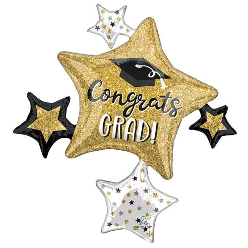 Congrats Grad Sparkle Stars