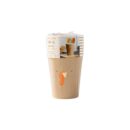 HARVEST TURKEY PAPER PARTY CUP