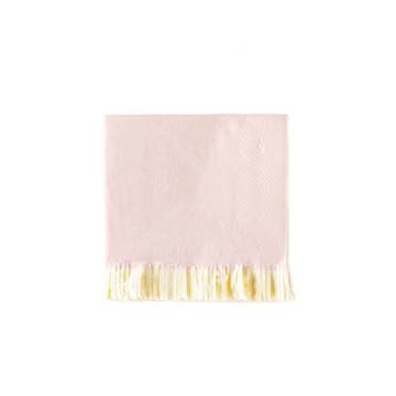 BABY PINK FRINGED COCKTAIL NAPKINS