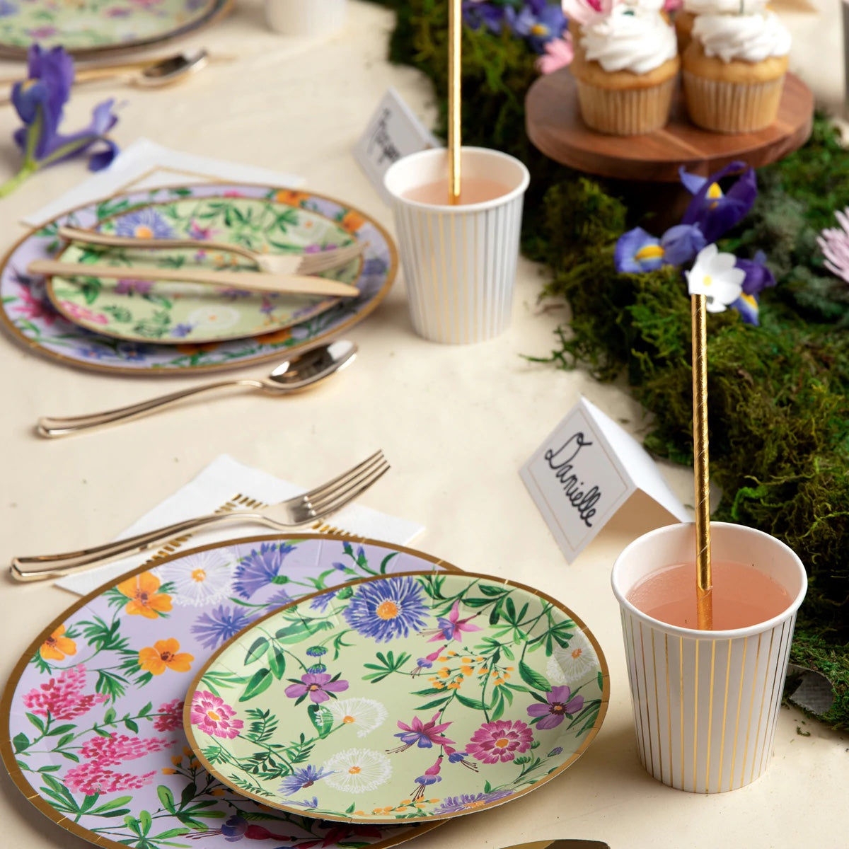 Wildflowers Dessert Plates