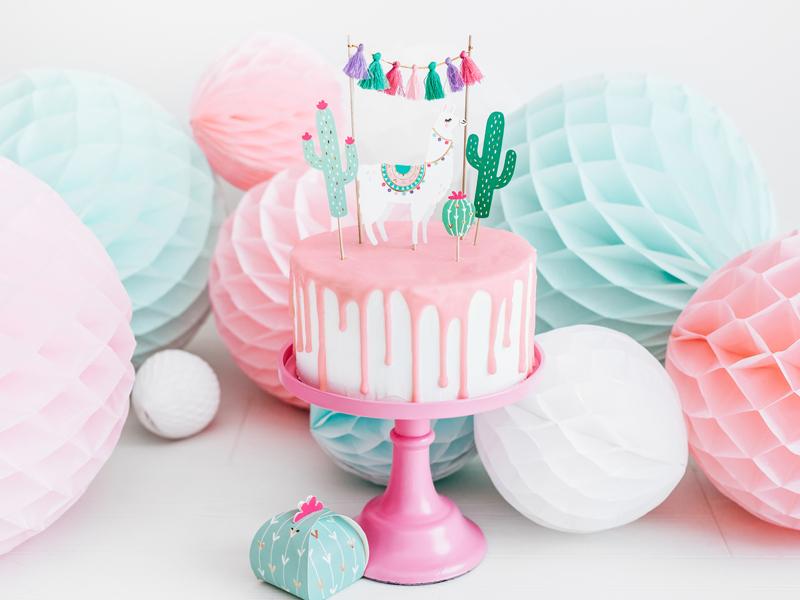 BOHO LLAMA FUN CAKE TOPPERS