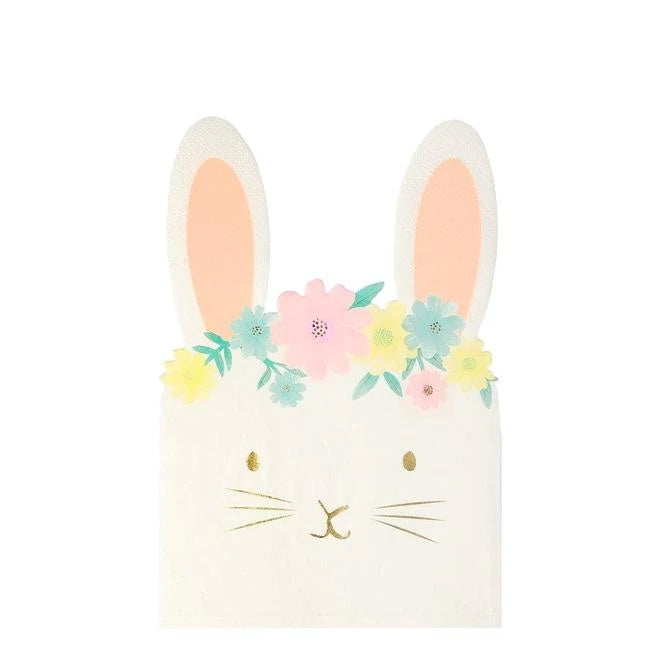 Floral Bunny Napkins