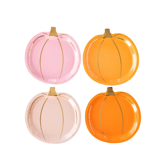 MODERN PUMPKIN DESSERT PLATES