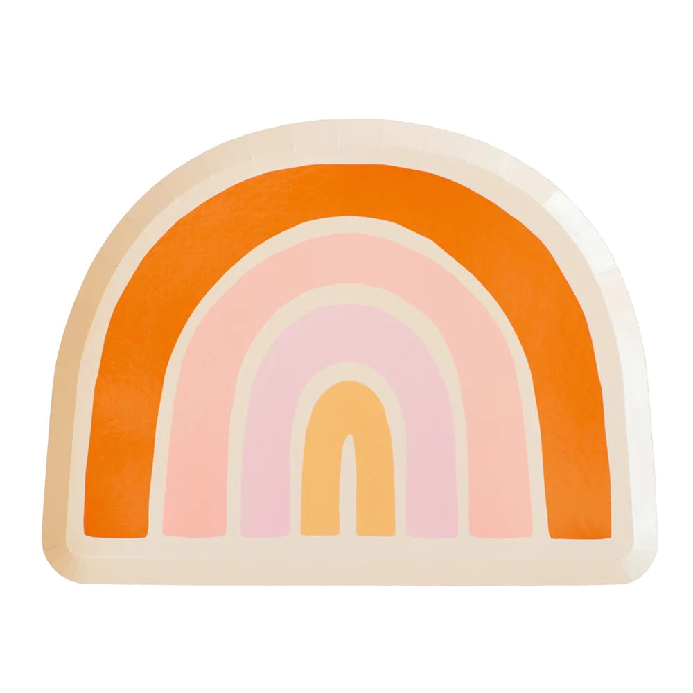 Boho Rainbow Dinner Plates