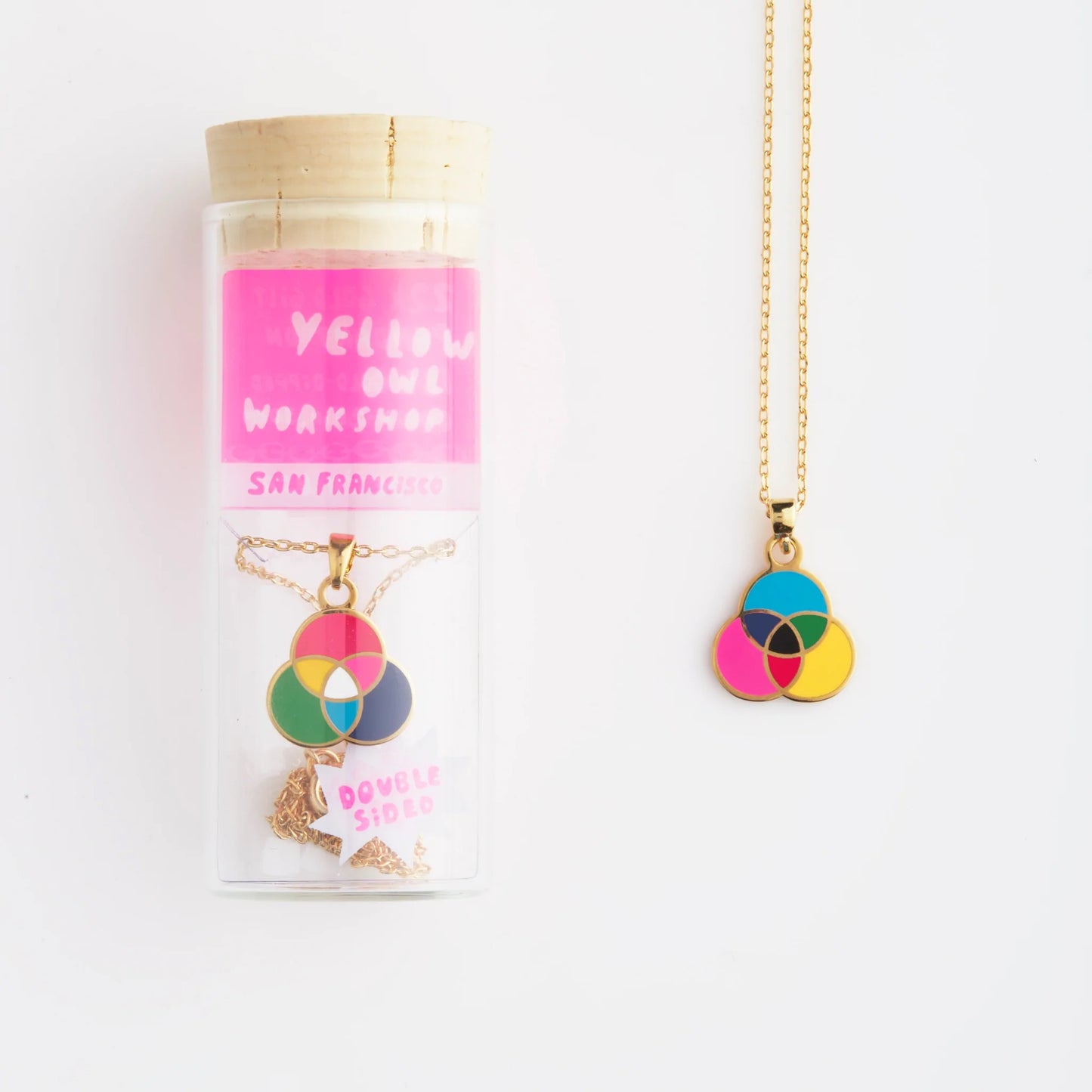 RGB CMYK Color Wheel - Double Sided Pendant