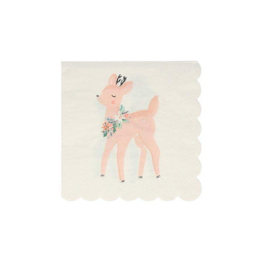 Pastel Deer Cocktail Napkins