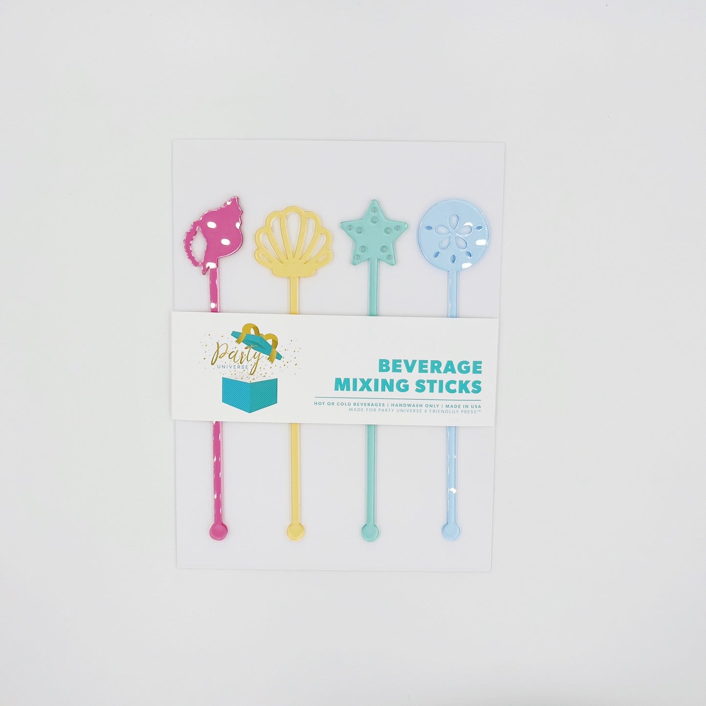 SEASHELLS DRINK STIRRERS