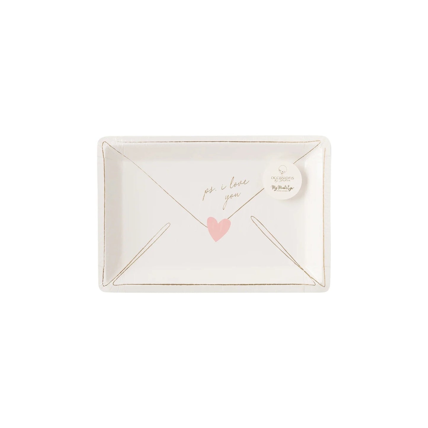 VALENTINE LOVE NOTES  DINNER PLATES