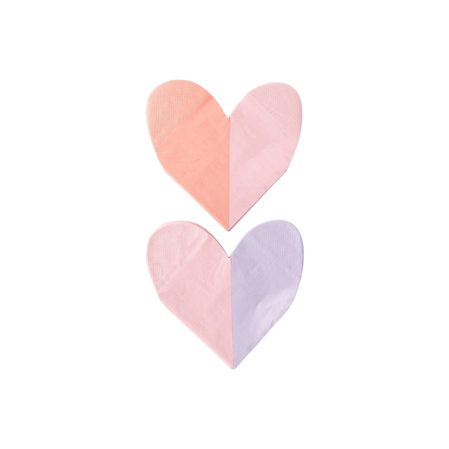 PASTEL VALENTINE HEART NAPKINS