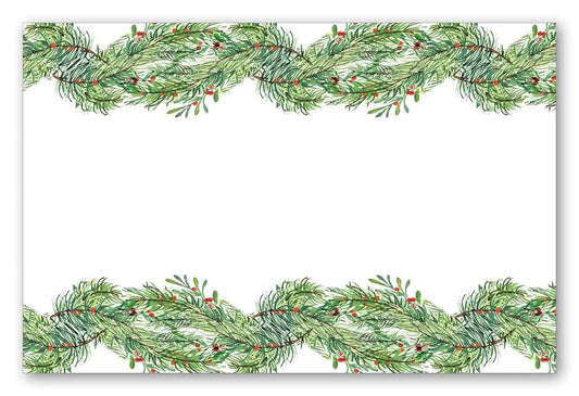 CHRISTMAS WREATH PAPER PLACEMATS