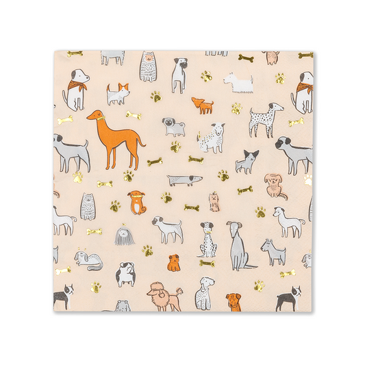 Bow Wow Dinner Napkins