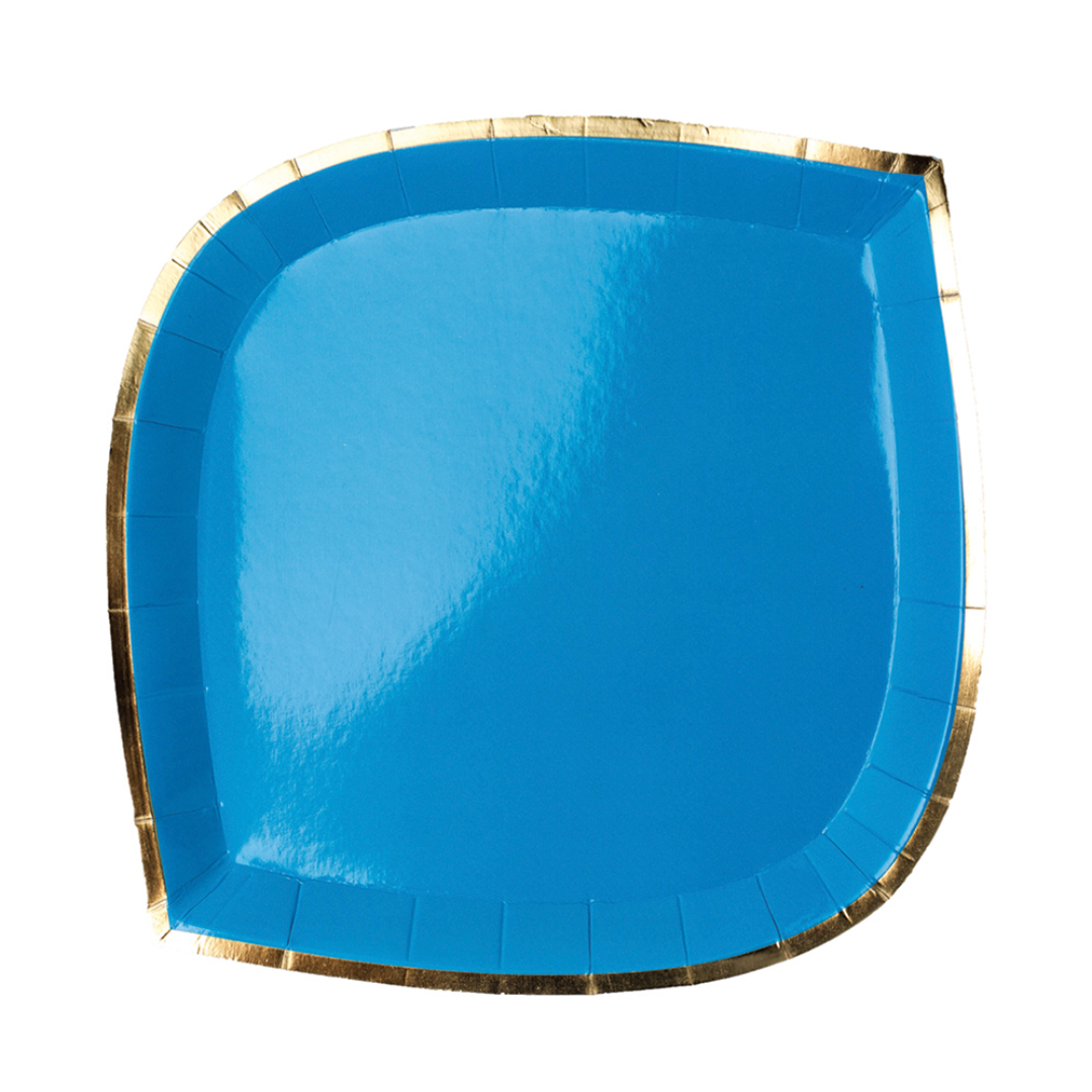 Posh Blue My Mind Dinner Plates