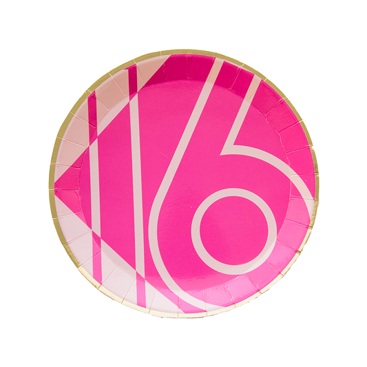 Sweet 16 Dessert Plates