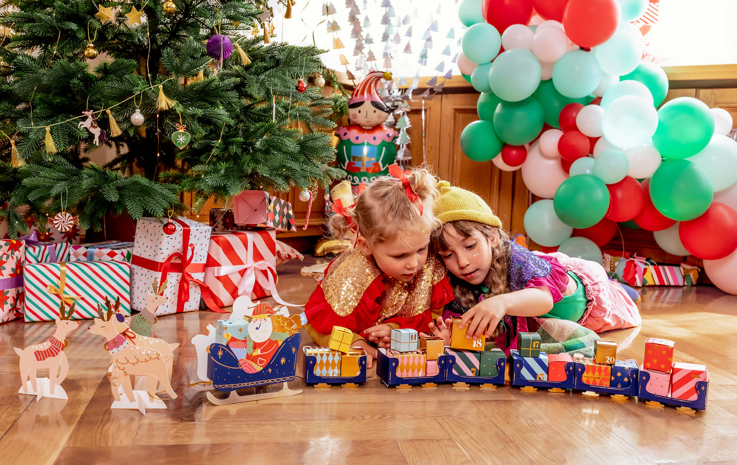 ADVENT  CALENDAR SANTA'S SLED