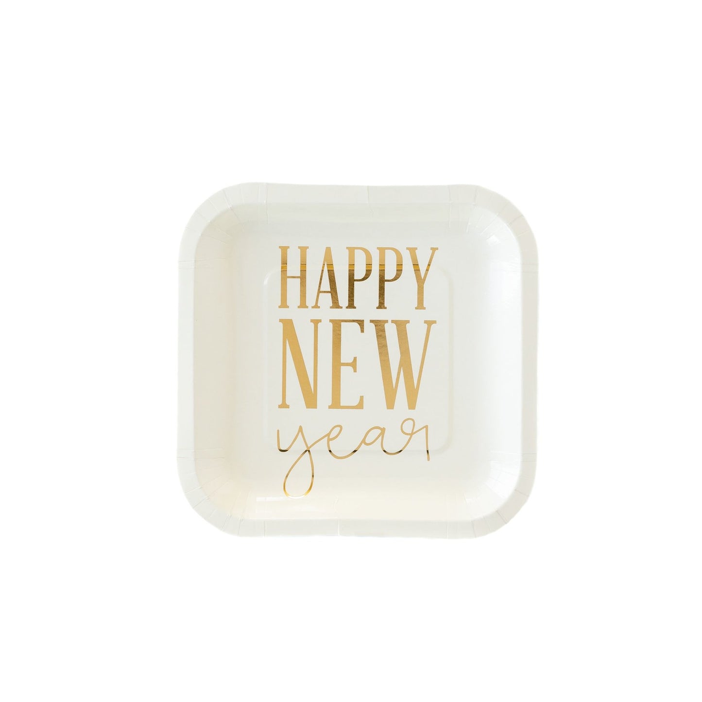 HAPPY NEW YEAR DESSERT PLATE