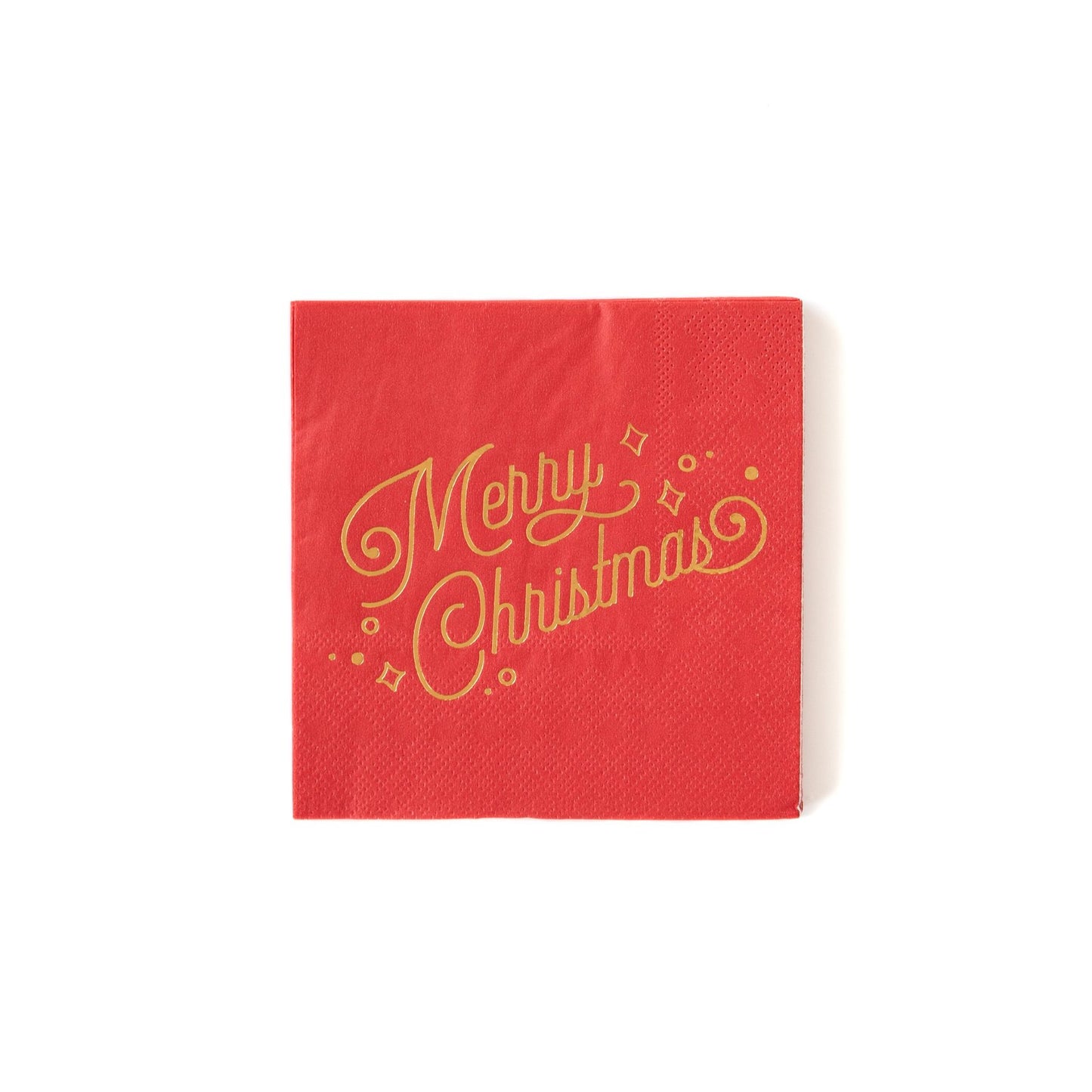 MERRY CHRISTMAS COCKTAIL NAPKIN