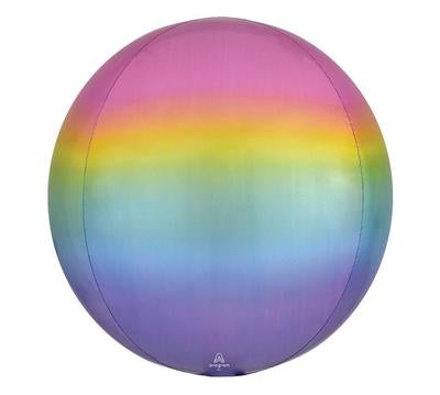 PASTEL RAINBOW OMBRE ORBZ BALLOON