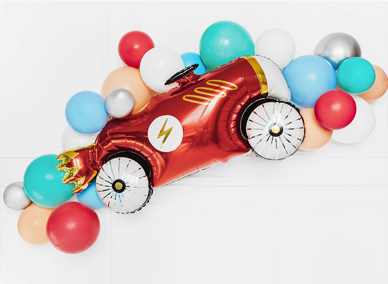 FAST RACE CAR FOIL BALLOON 36"