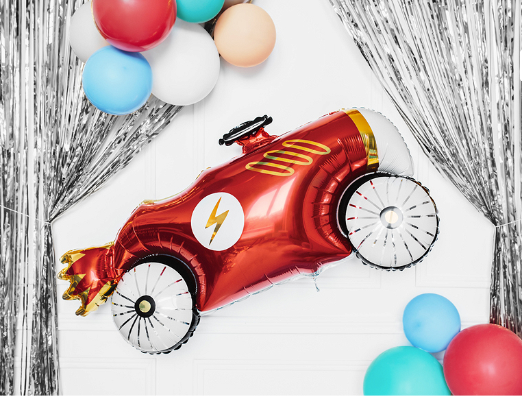 FAST RACE CAR FOIL BALLOON 36"