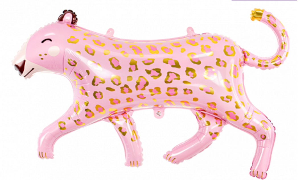 Pink Leopard Balloon