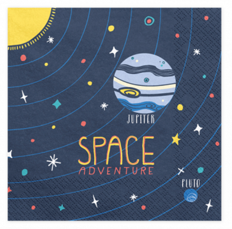 Space Adventure Party Napkins