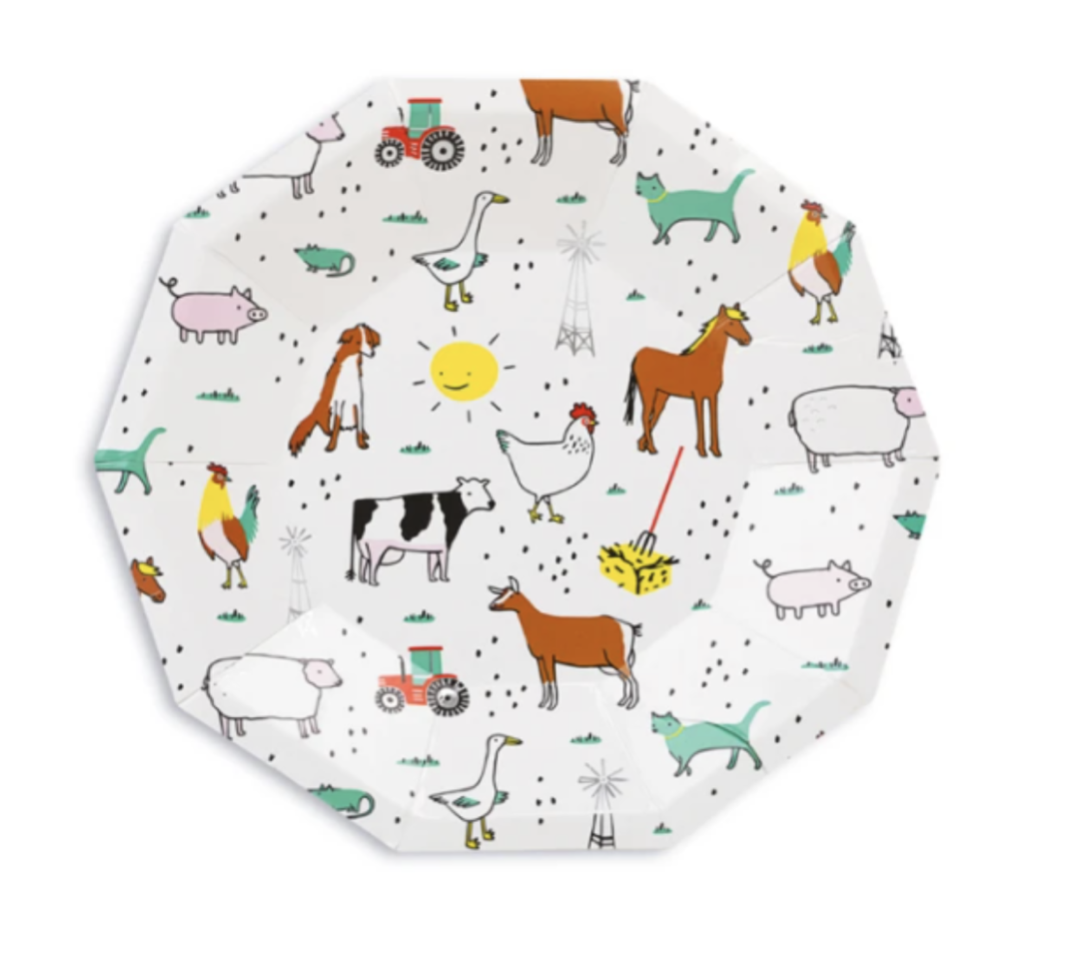 On The Farm Dessert Plates