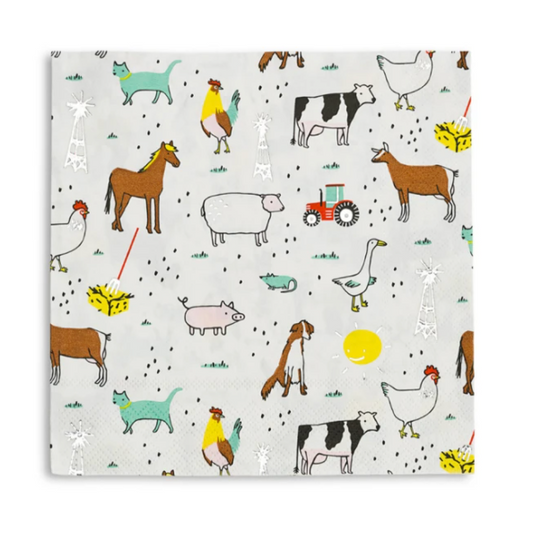 Farm Animal Napkins