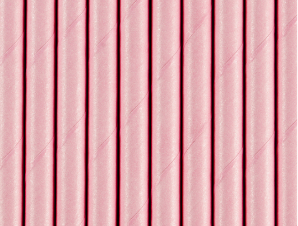 Hot Pink Paper Straws