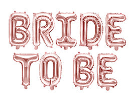 Rose  Gold Bride To Be Letter Balloon  Kit