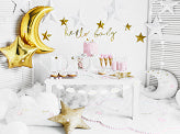 GOLD CRESCENT MOON BALLOON 24"