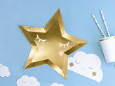 Gold Litle Star Dessert Plates