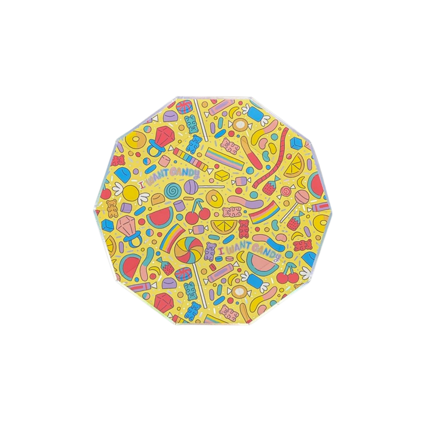 I Want Candy Dinner  Plates