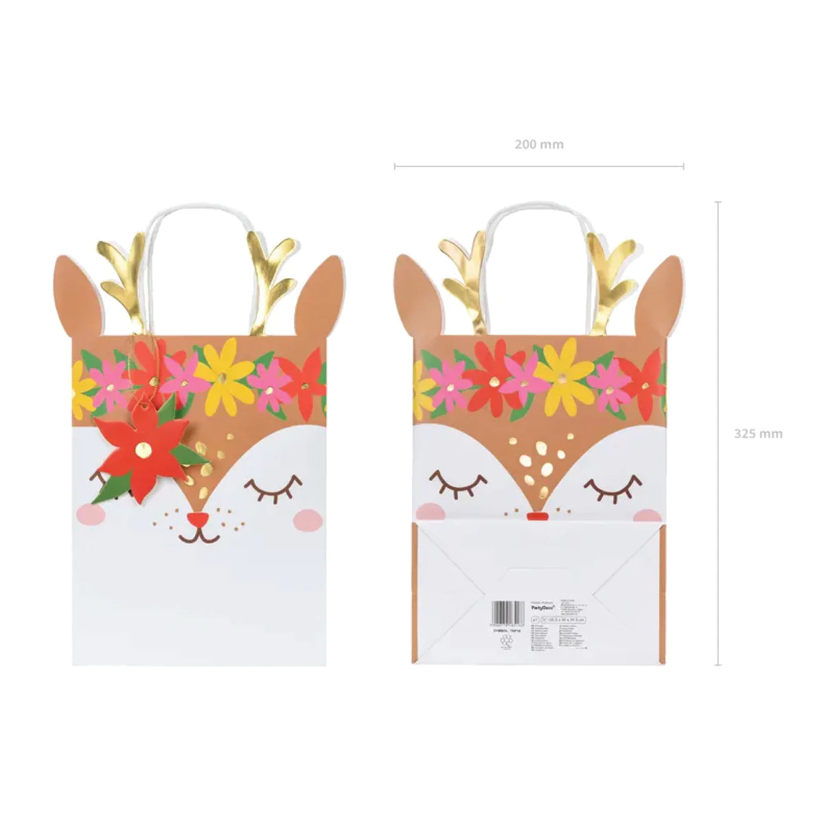 WOODLAND DEER GIFT BAG 1CT