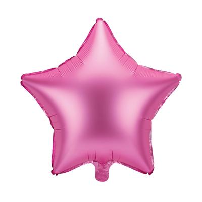 LIGHT PINK STAR FOIL BALLOON