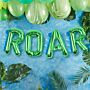 Dinosaur  Party "ROAR" Foil Balloon  Letter Kit