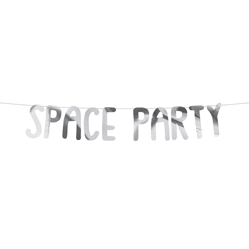 SPACE PARTY LETTER BANNER