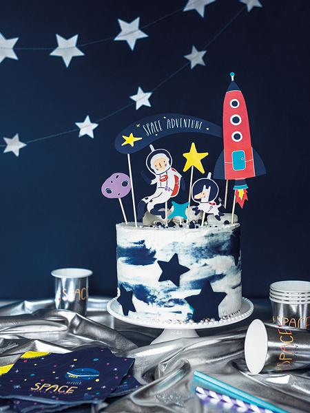 OUTER SPACE CAKE TOPPERS