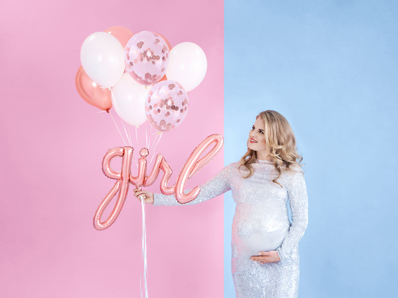 Cursive Girl Foil Balloon